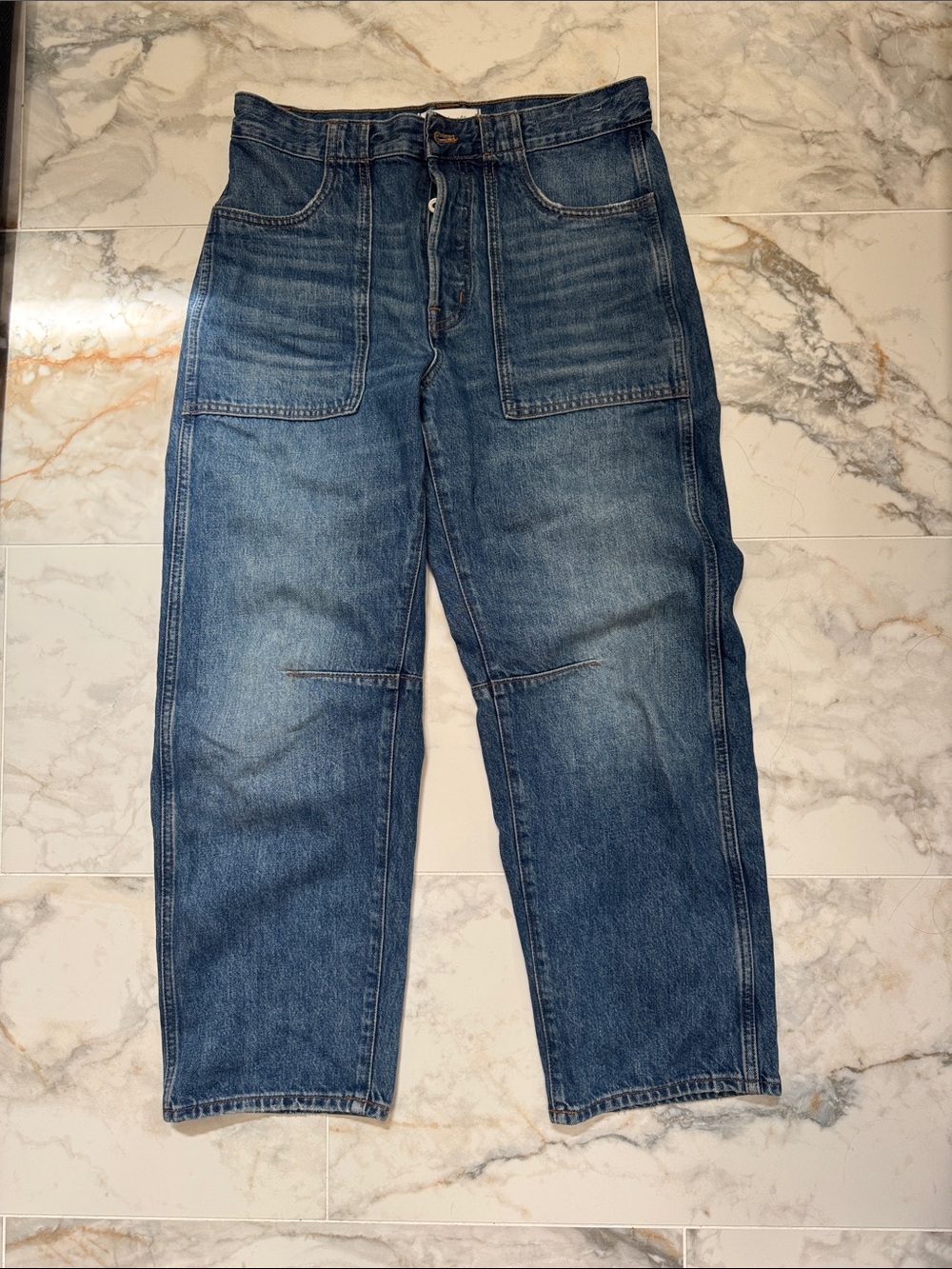 Madewell barrel leg jean size 26